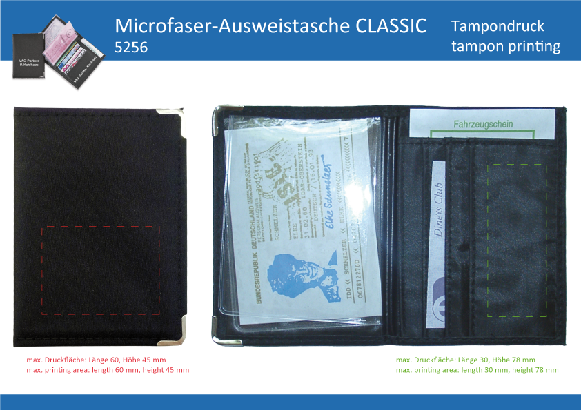 Ausweistasche CLASSIC - Art. 5256