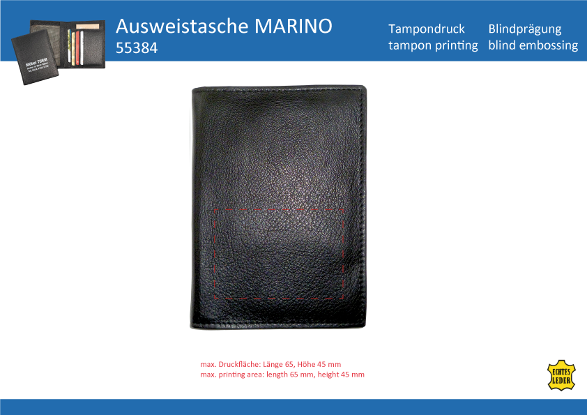 Ausweistasche MARINO - Art. 55384