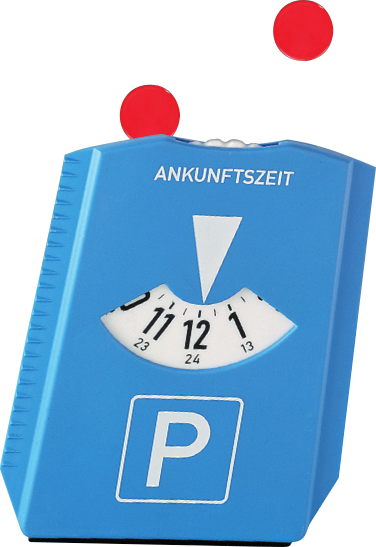 Parkscheibe mit Eiskratzer TIME inkl. 2 EK-Chips - Art. 5109-D