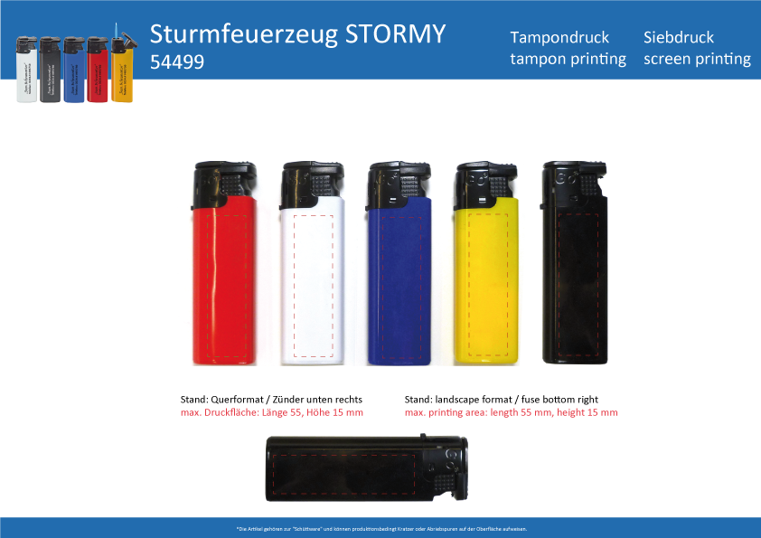 Sturmfeuerzeug STORMY - Art. 54499