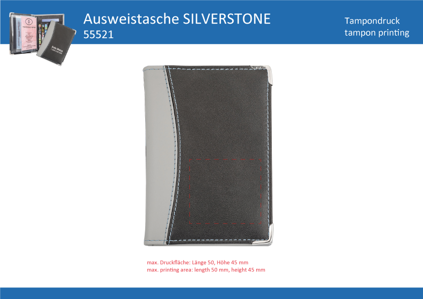 Ausweistasche SILVERSTONE - Art. 55521