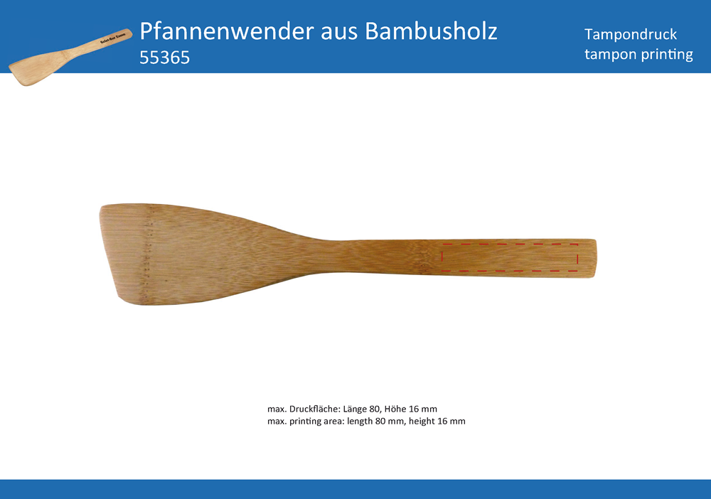 Pfannenwender BARBOO aus Bambusholz - Art. 55365